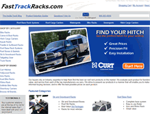 Tablet Screenshot of fasttrackracks.com